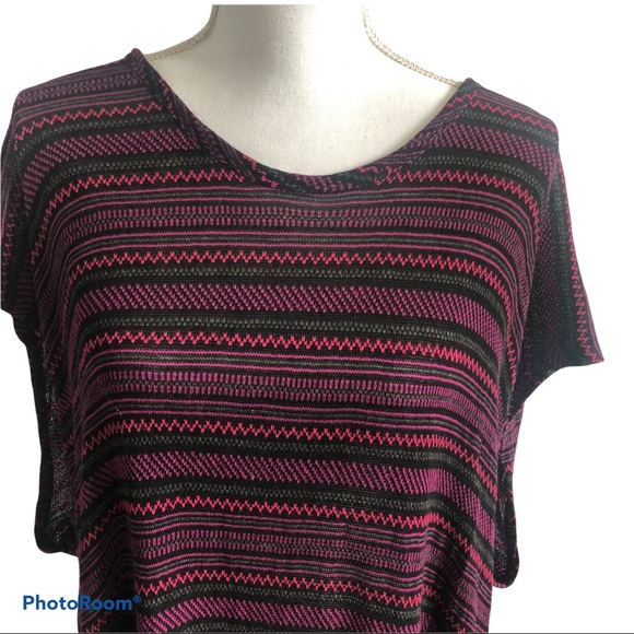 Nation LTD Striped Knit Sweater Shell 3X NWT - Picture 8 of 8